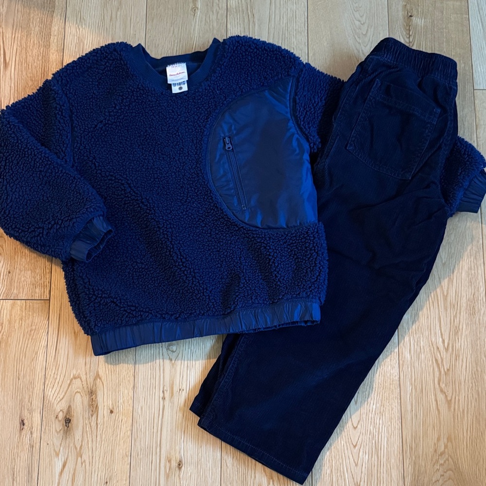 Hanna Andersson Kids Matching Set - Navy Blue